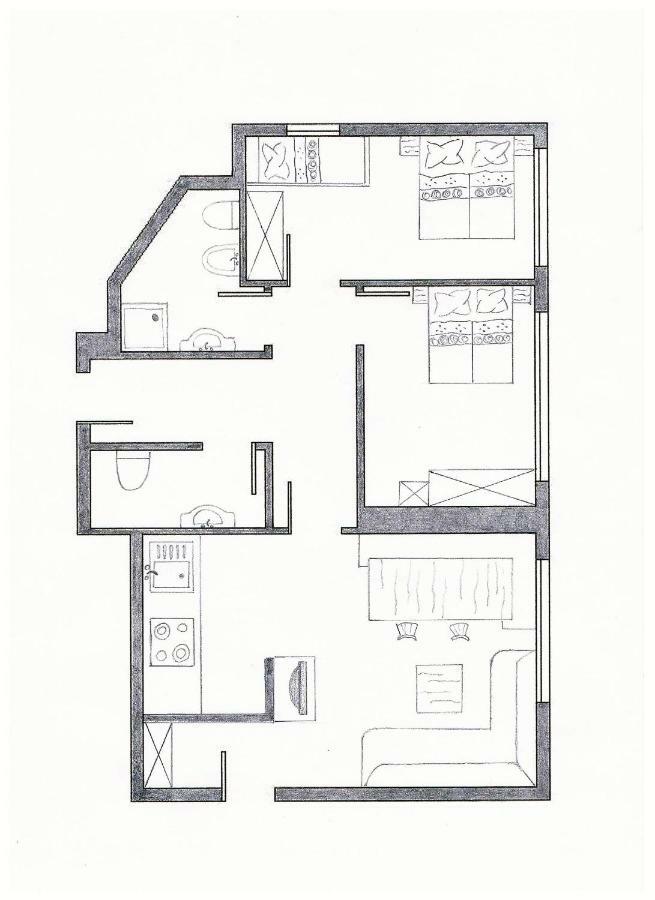 Appartement Haidacher 圣坎迪朵 外观 照片